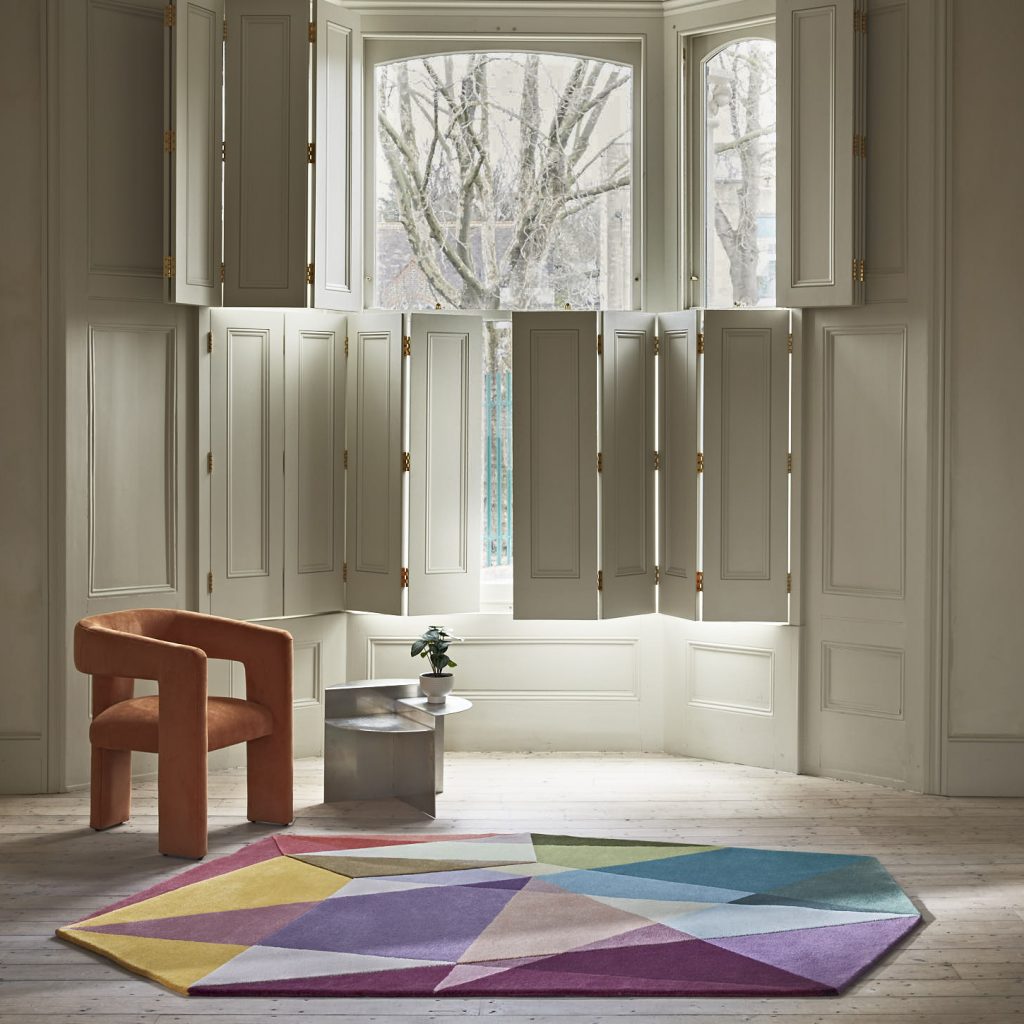 Contemporary Abstract Rug - Prism Pastels