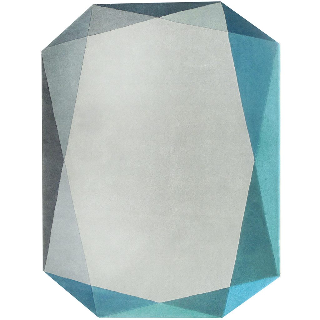 Jeweled Rug Jewel Rug (Sky Rose) - Sonya Winner Vibrant Contemporary Rugs