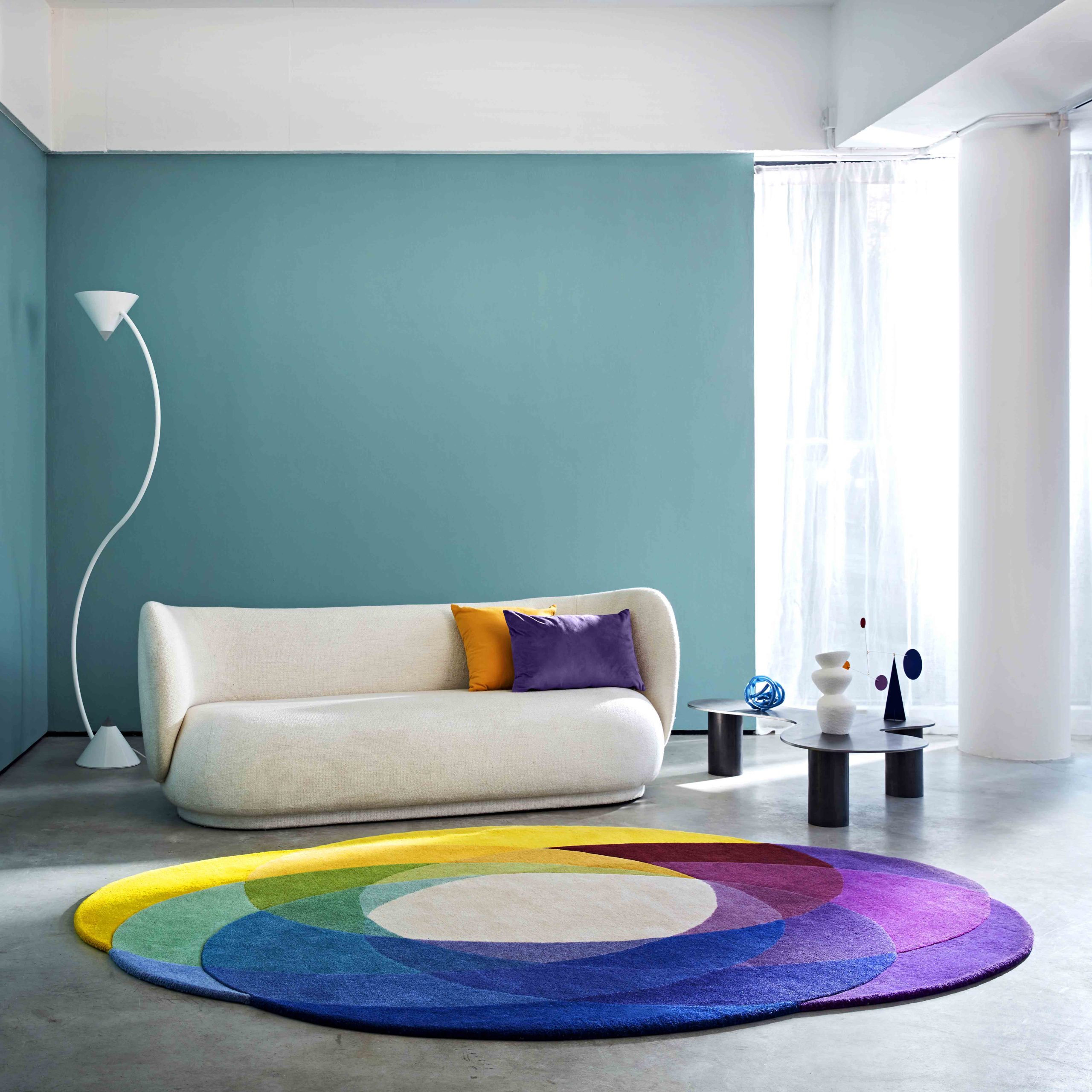 قاس حلقة الوصل شخص  Colour Wheel Rug - Sonya Winner Vibrant Contemporary Rugs