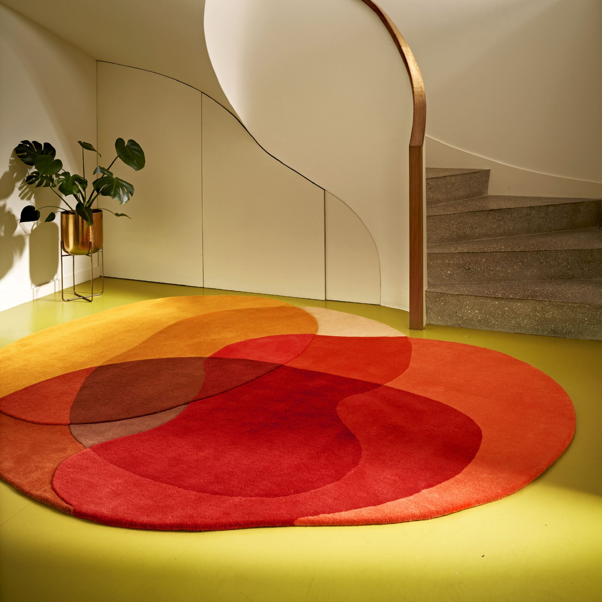 Yellow Rug - Jellybean Mango | Sonya Winner Contemporary Rugs