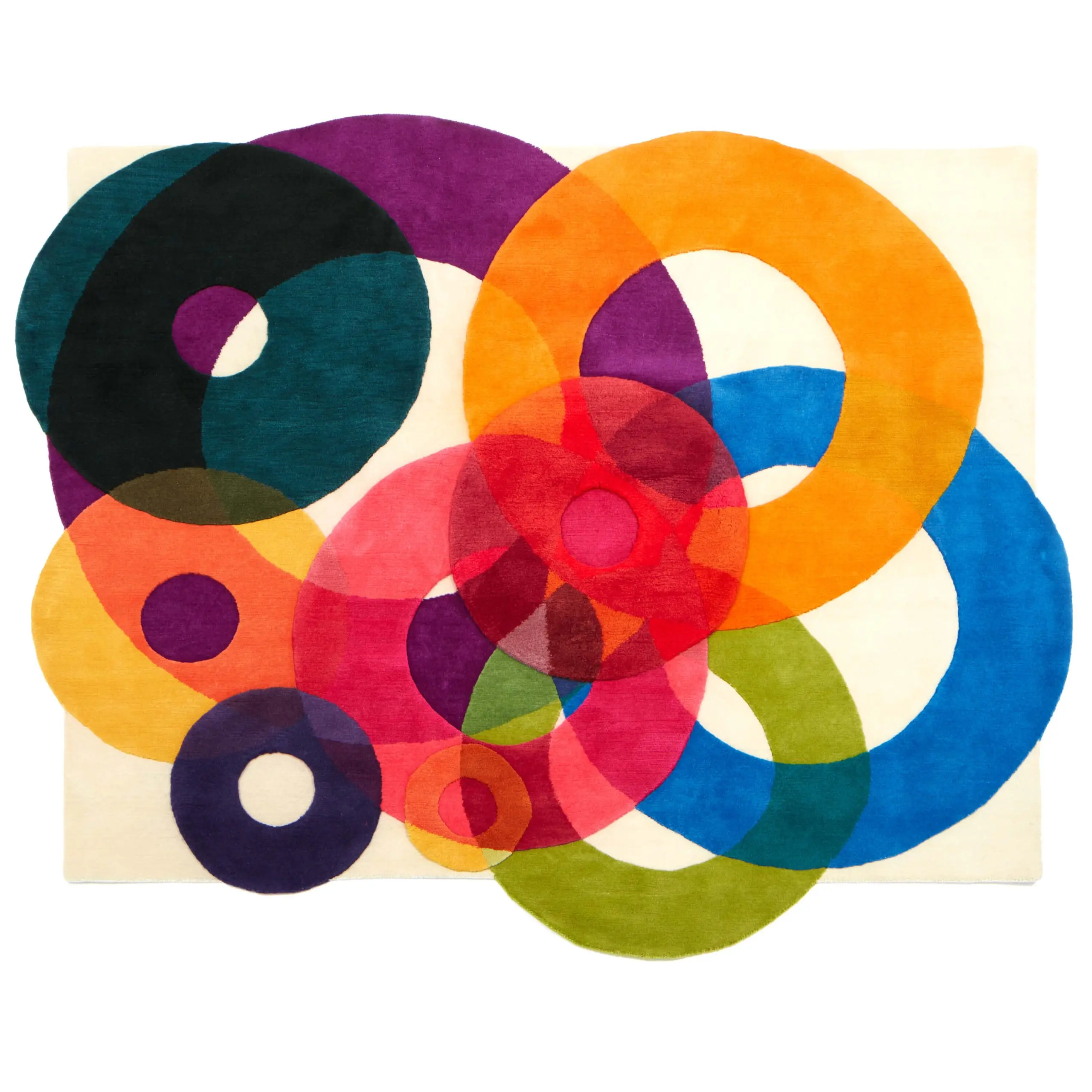 Sonya Winner Area Rug Bubbles Outline