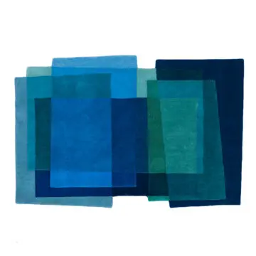 After Albers Cornflower rug