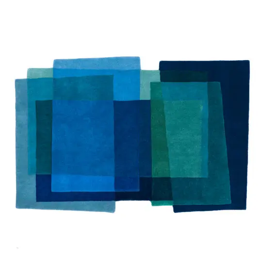 After Albers Cornflower rug