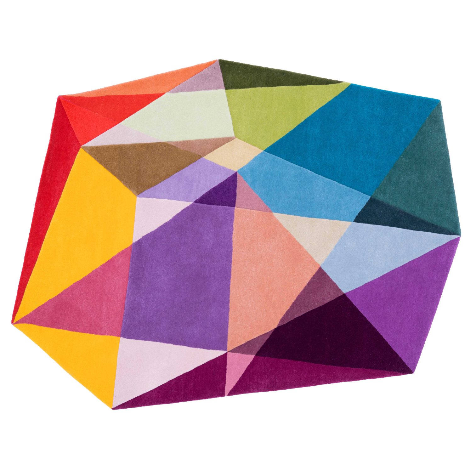 Geometric Rug - Prism Vibrant Rectangle | Sonya Winner Rugs Studio
