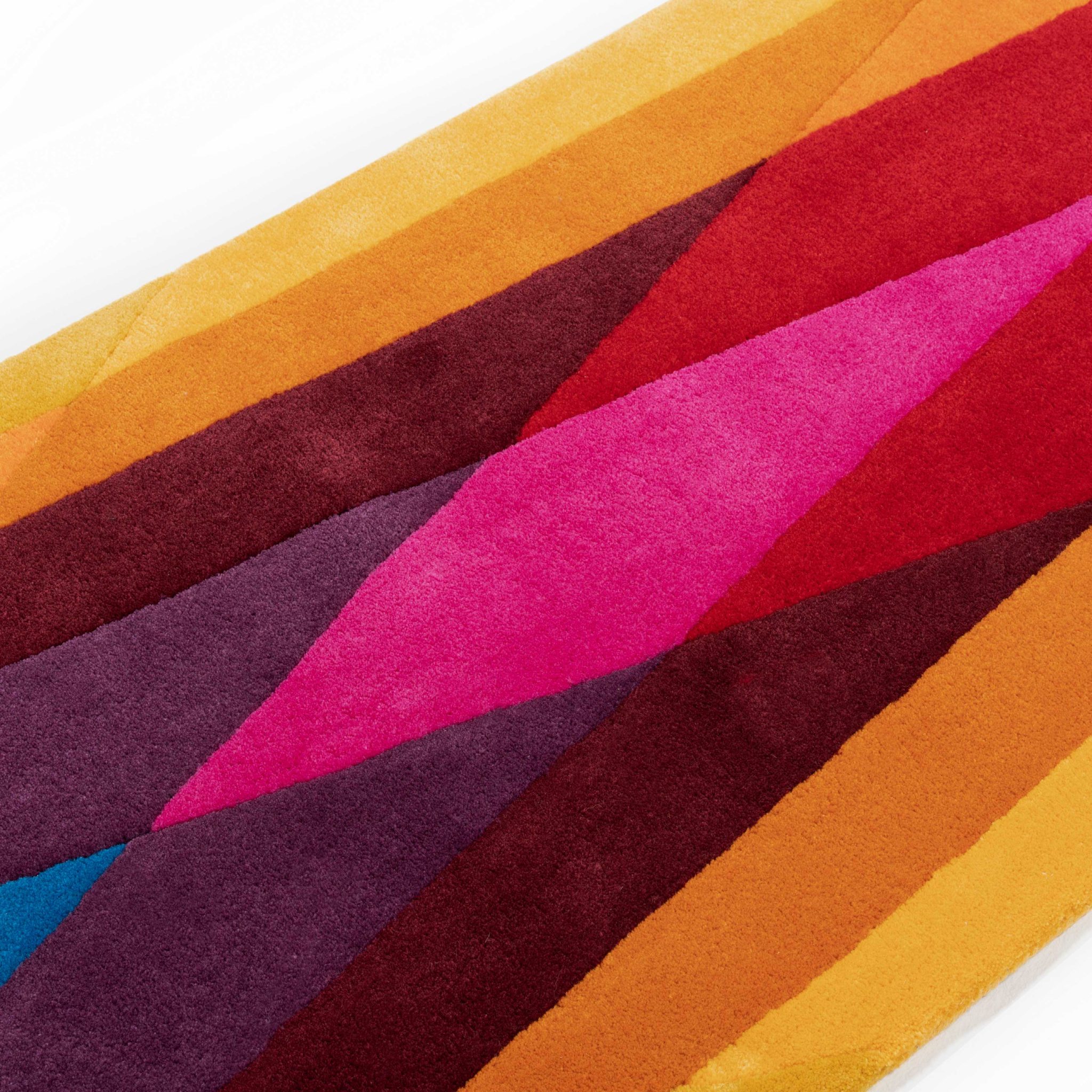 Multi Coloured Runner Rug Rainbow Sonya Winner Contemporary Rugs