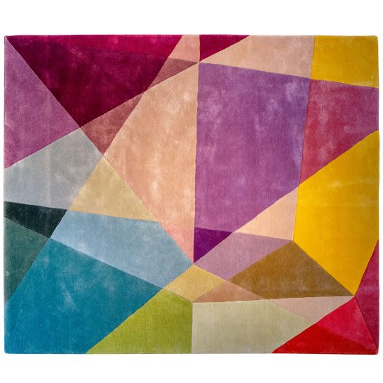 Contemporary Geometric Rugs - Prism Vibrant