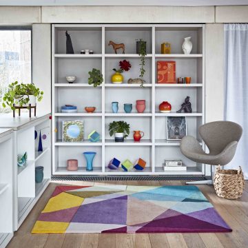 prism vibrant contemporary rug