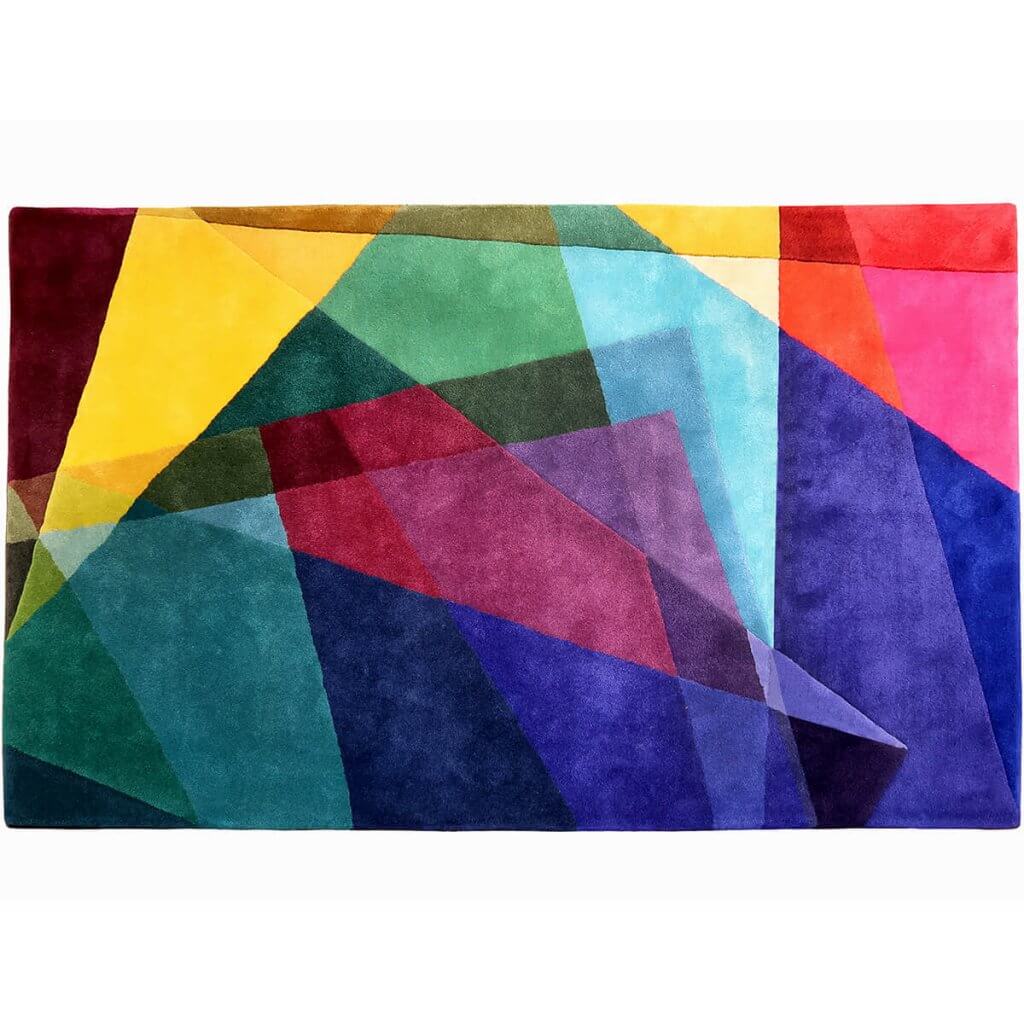 Modern Colourful Geometric Rug - Kaleidoscope