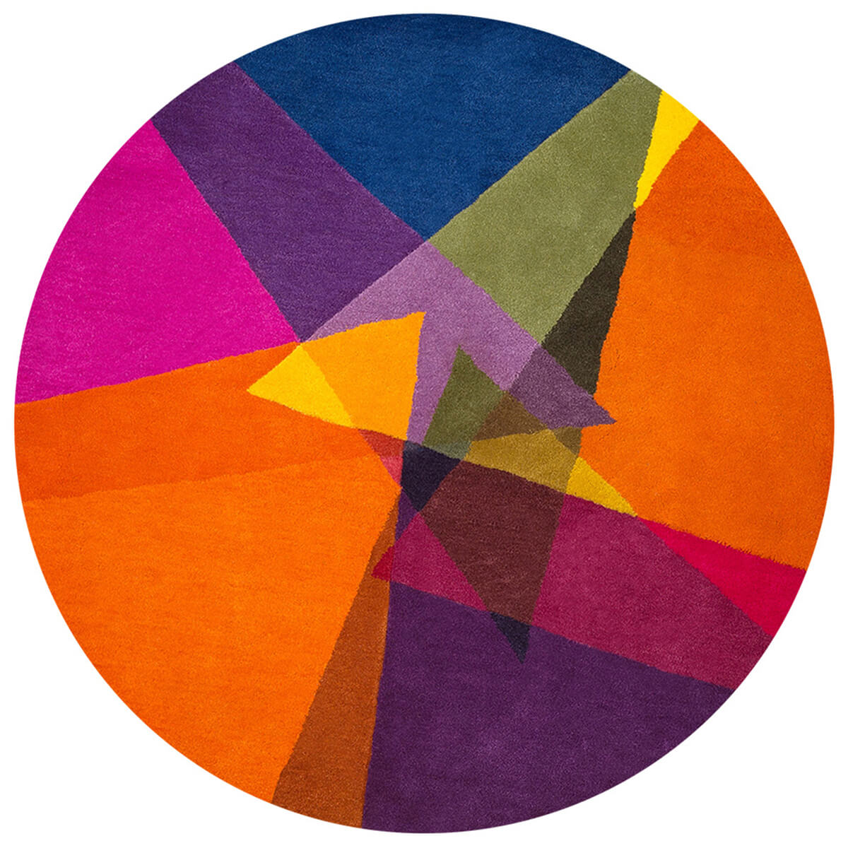 Vortex Circular Rug Sonya Winner Vibrant Contemporary Rugs