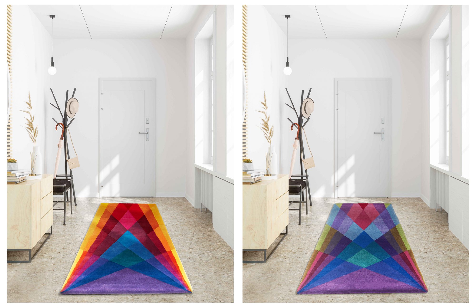 Geometric Hallway Runner