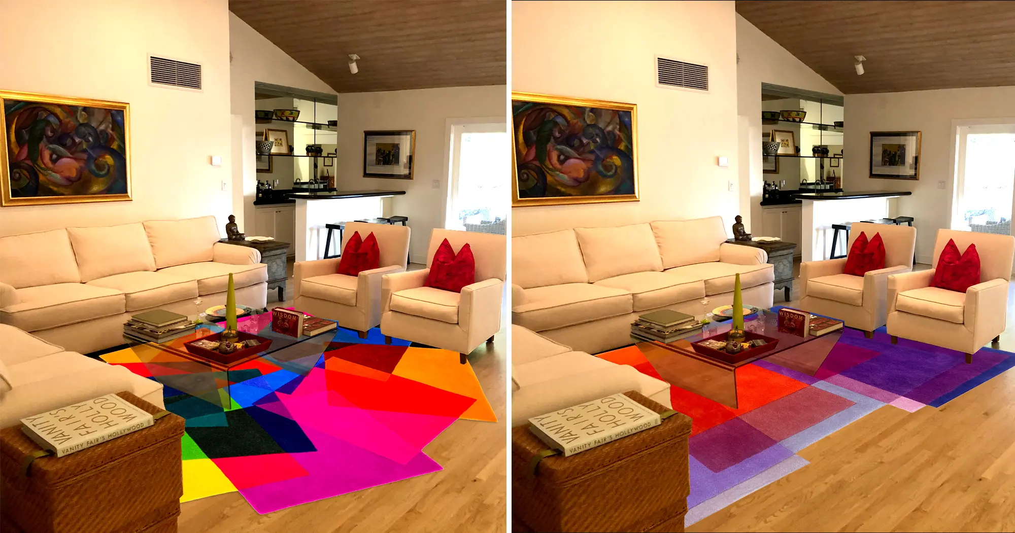 Designer rugs can be a fun collaboration with the designer