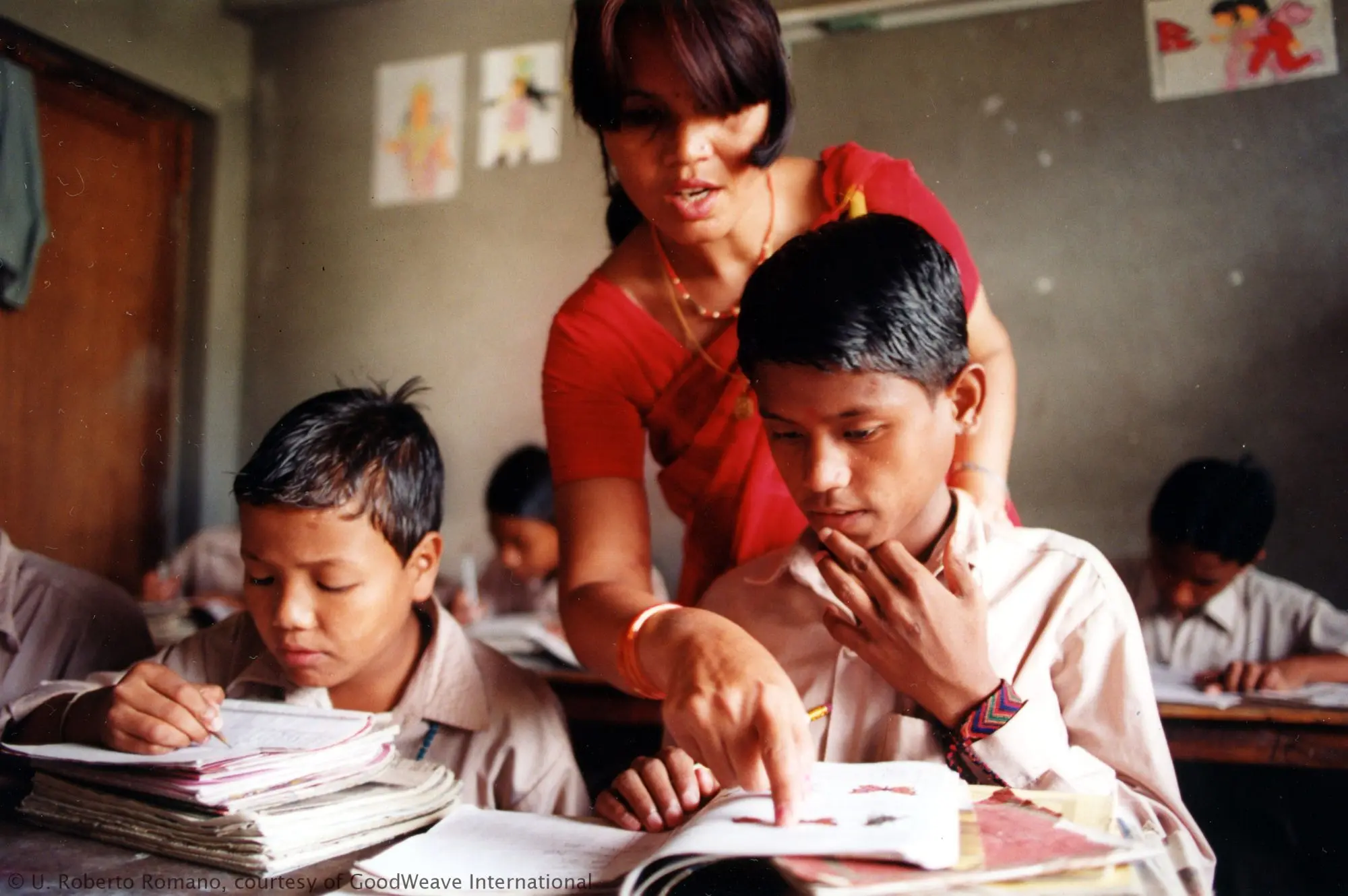 GoodWeave help educate children and rescue them from child labour
