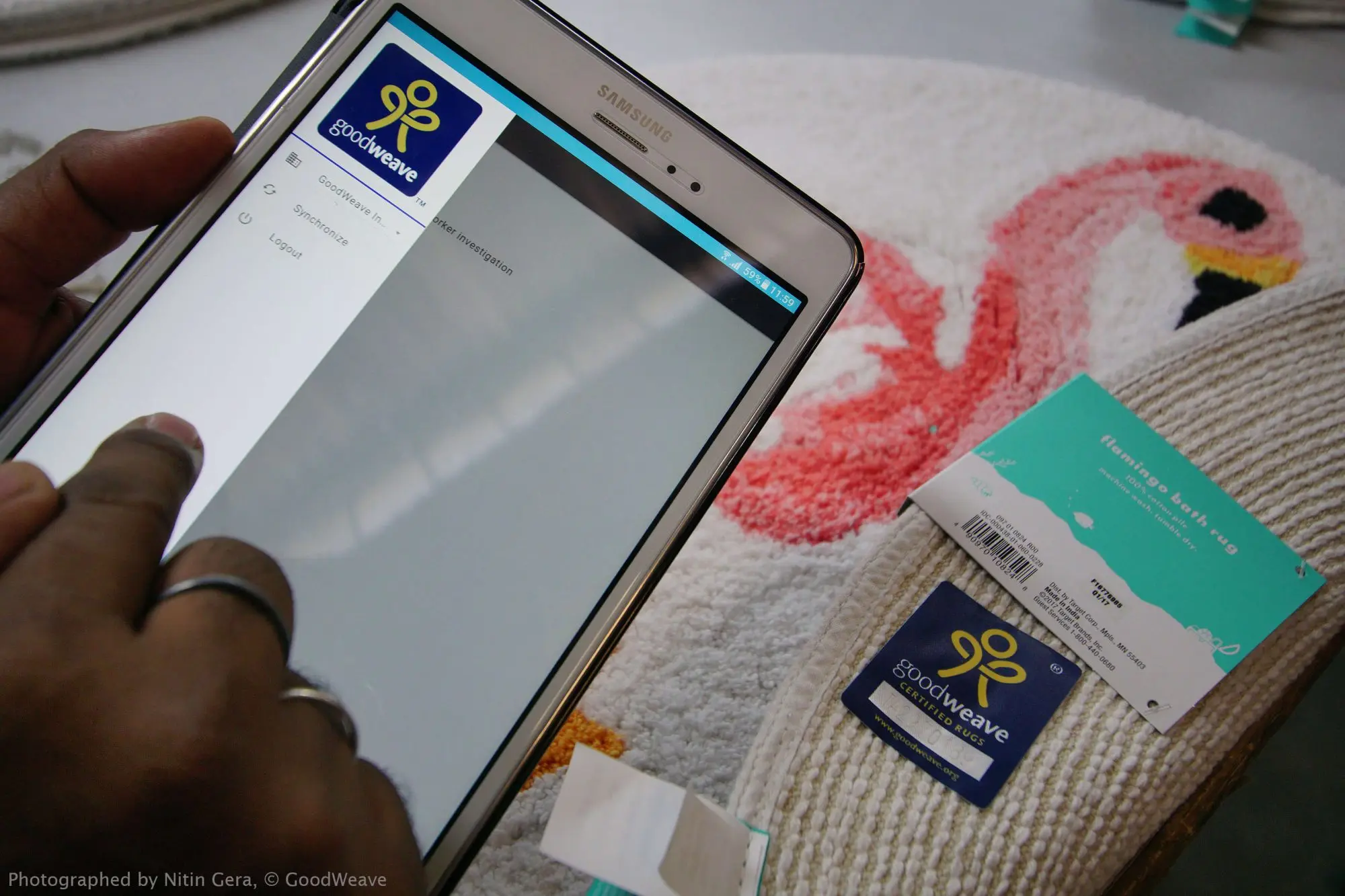 GoodWeave label guarantees ethical rug buying