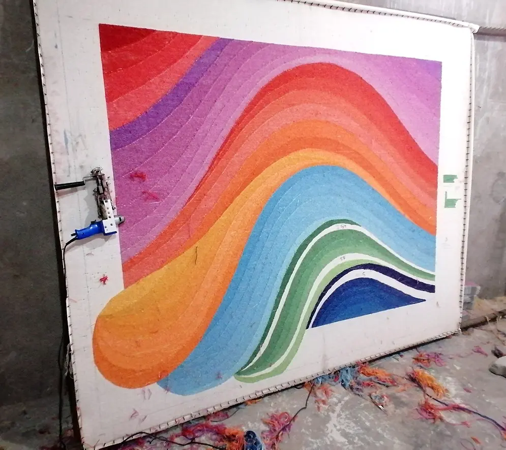 Manufacturing - The Wave Rug