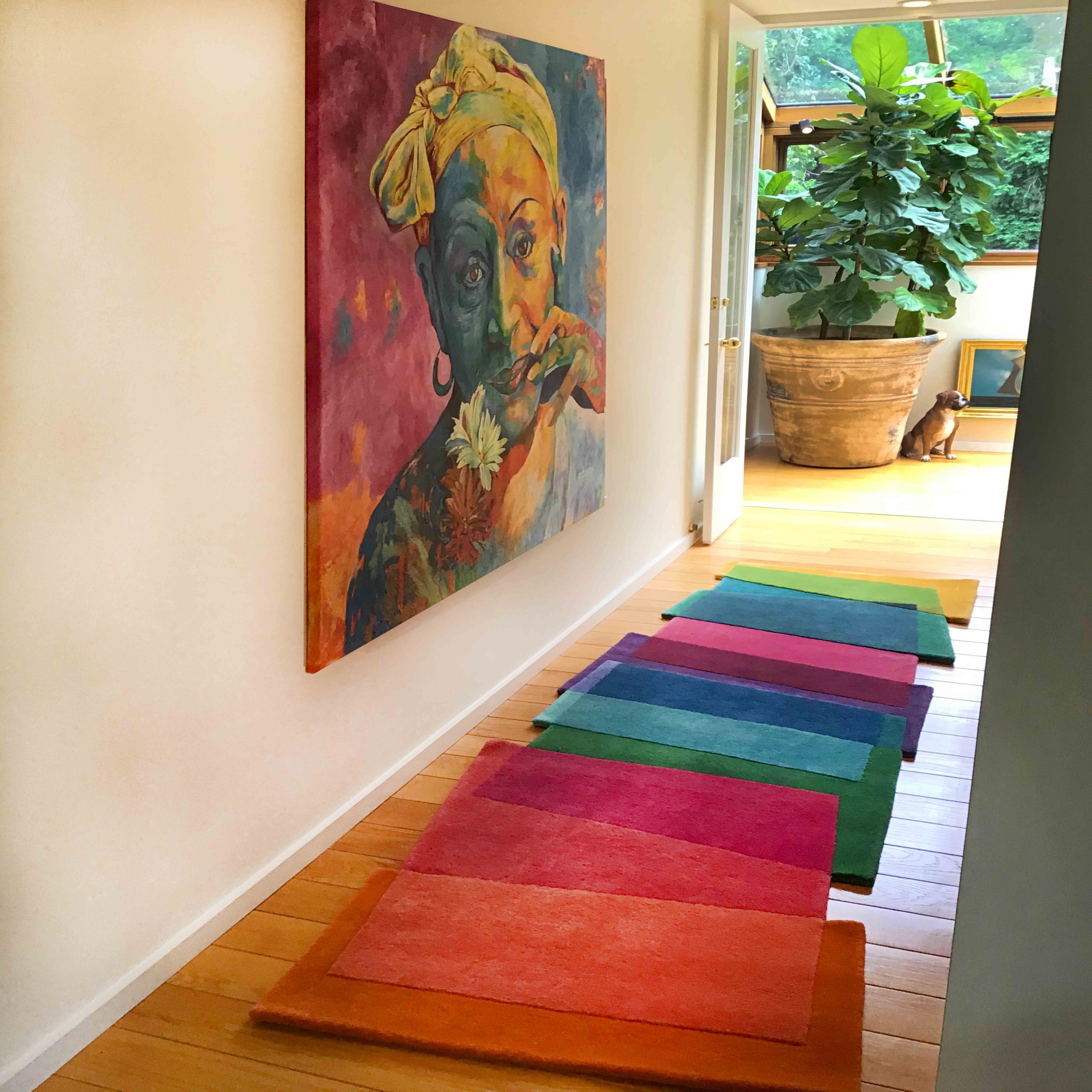 Colourful Runner Rug for Hallway