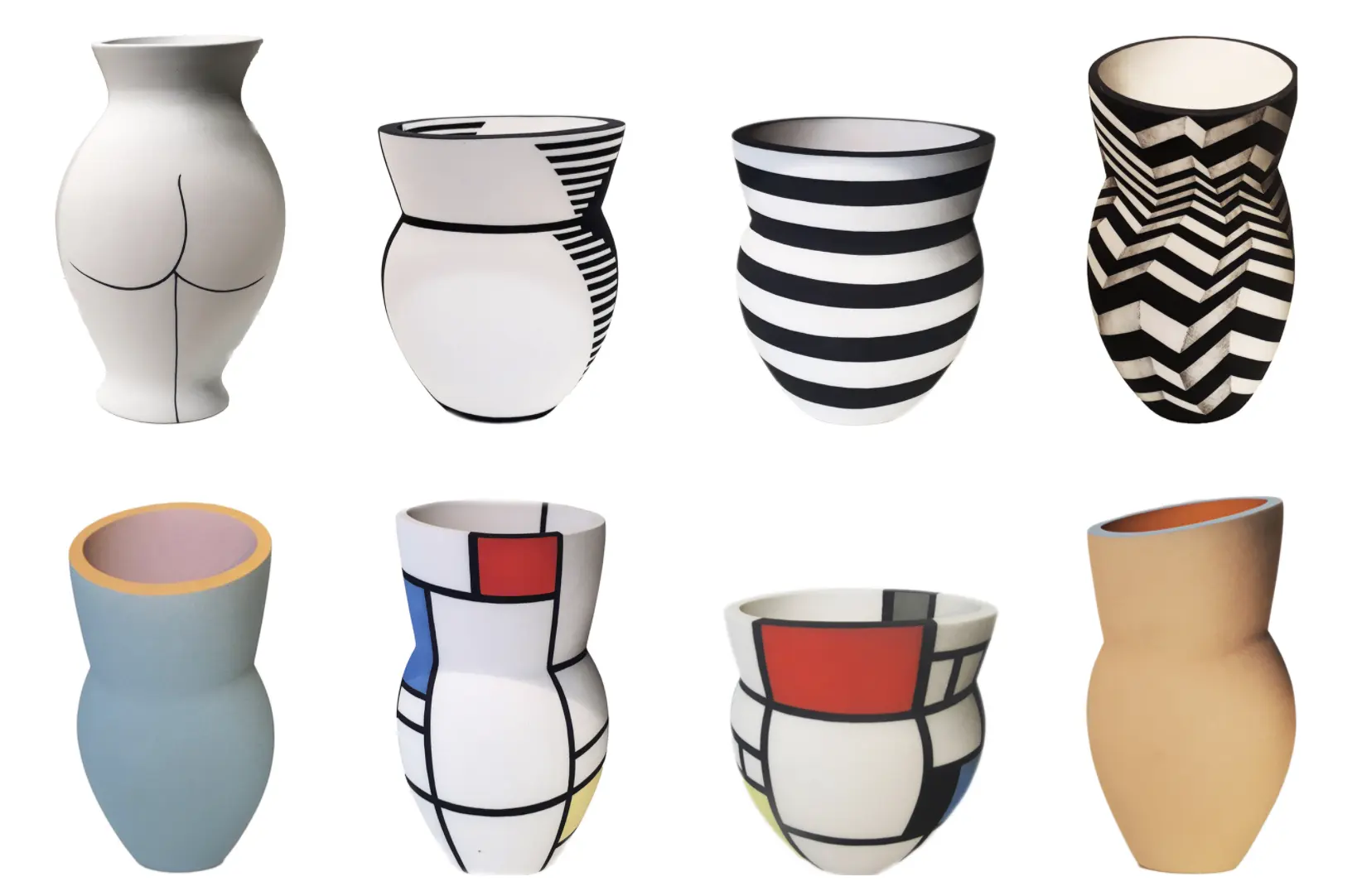 Illusional vases by Alice Rose