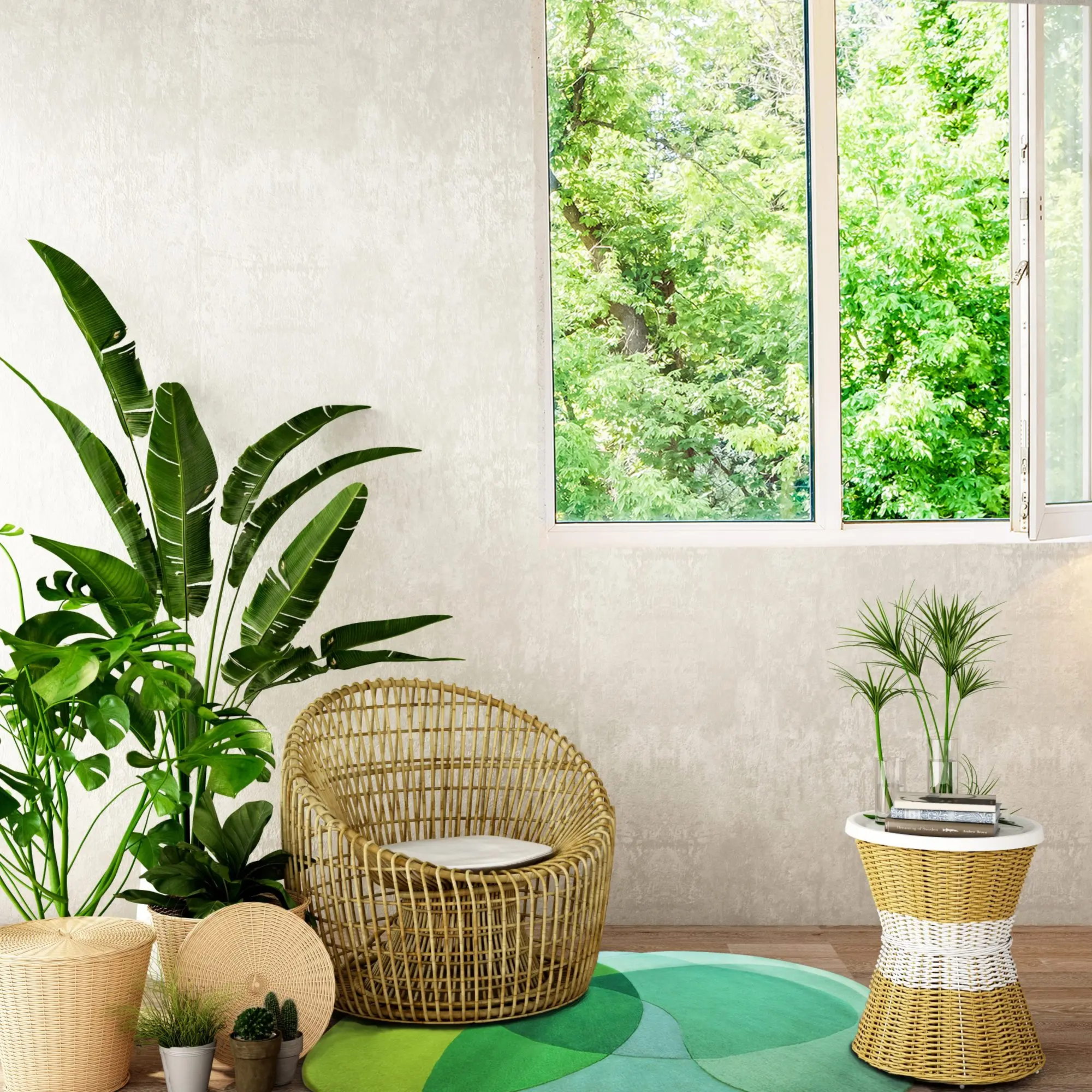 Jellybean Lime Rug by Sonya Winner