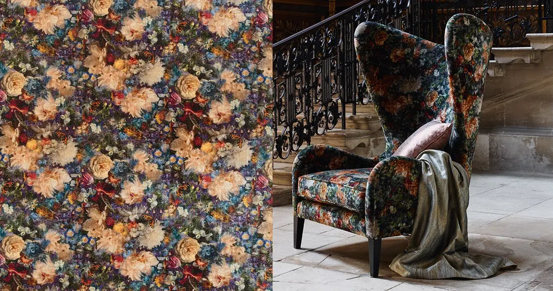 Pleasure Gardens Velvet Black Edition by Romo