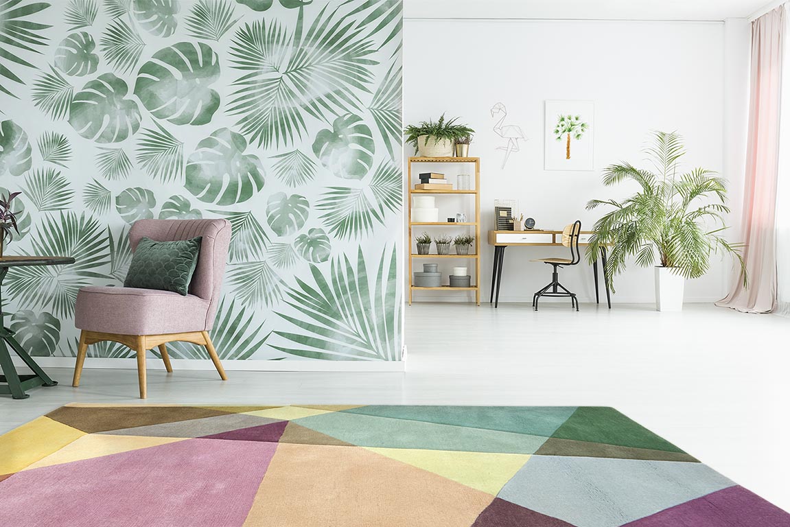 Prism Pastel Rectangle Rug by Sonya Winner