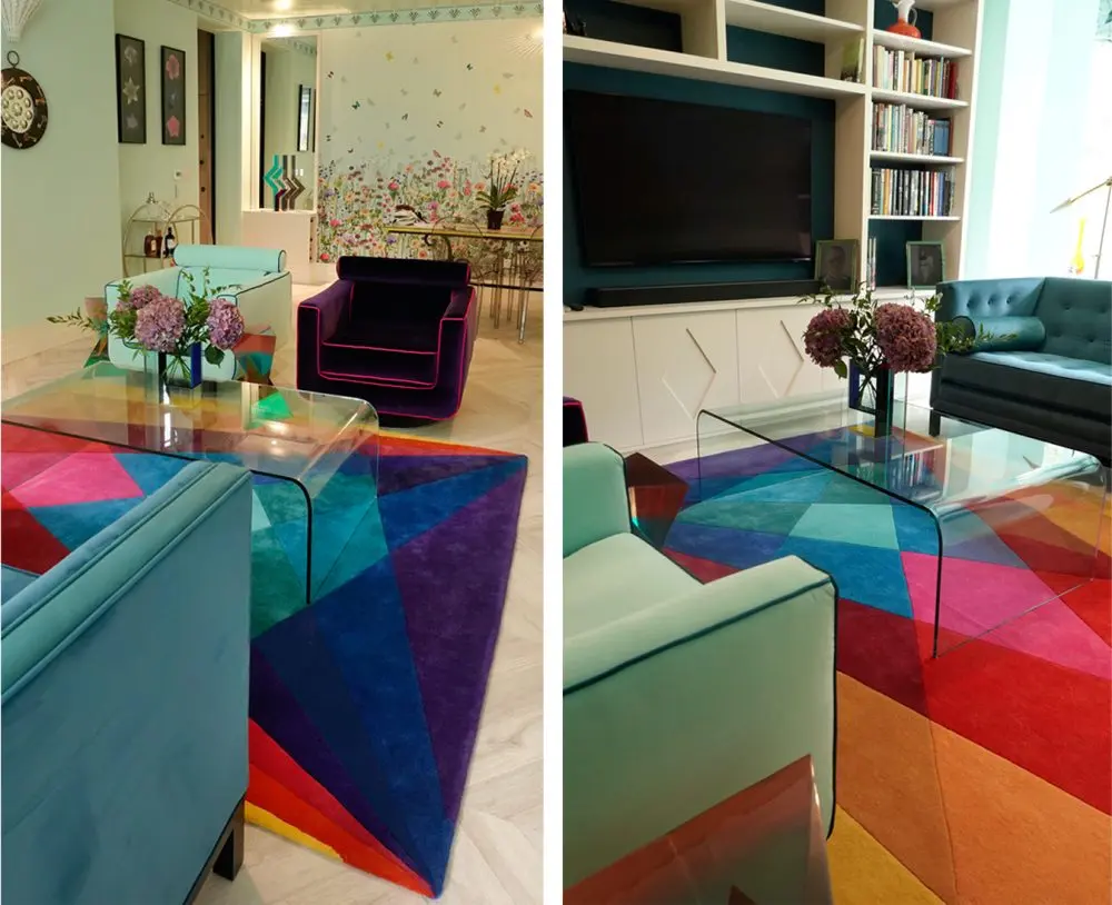 Colourful Contemporary Rug – Inspiring Colourful Home