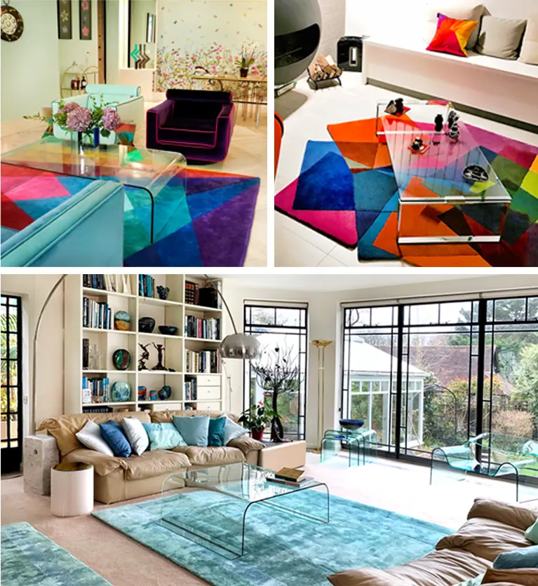 Modern Colourful Rugs - Sonya Winner Studio
