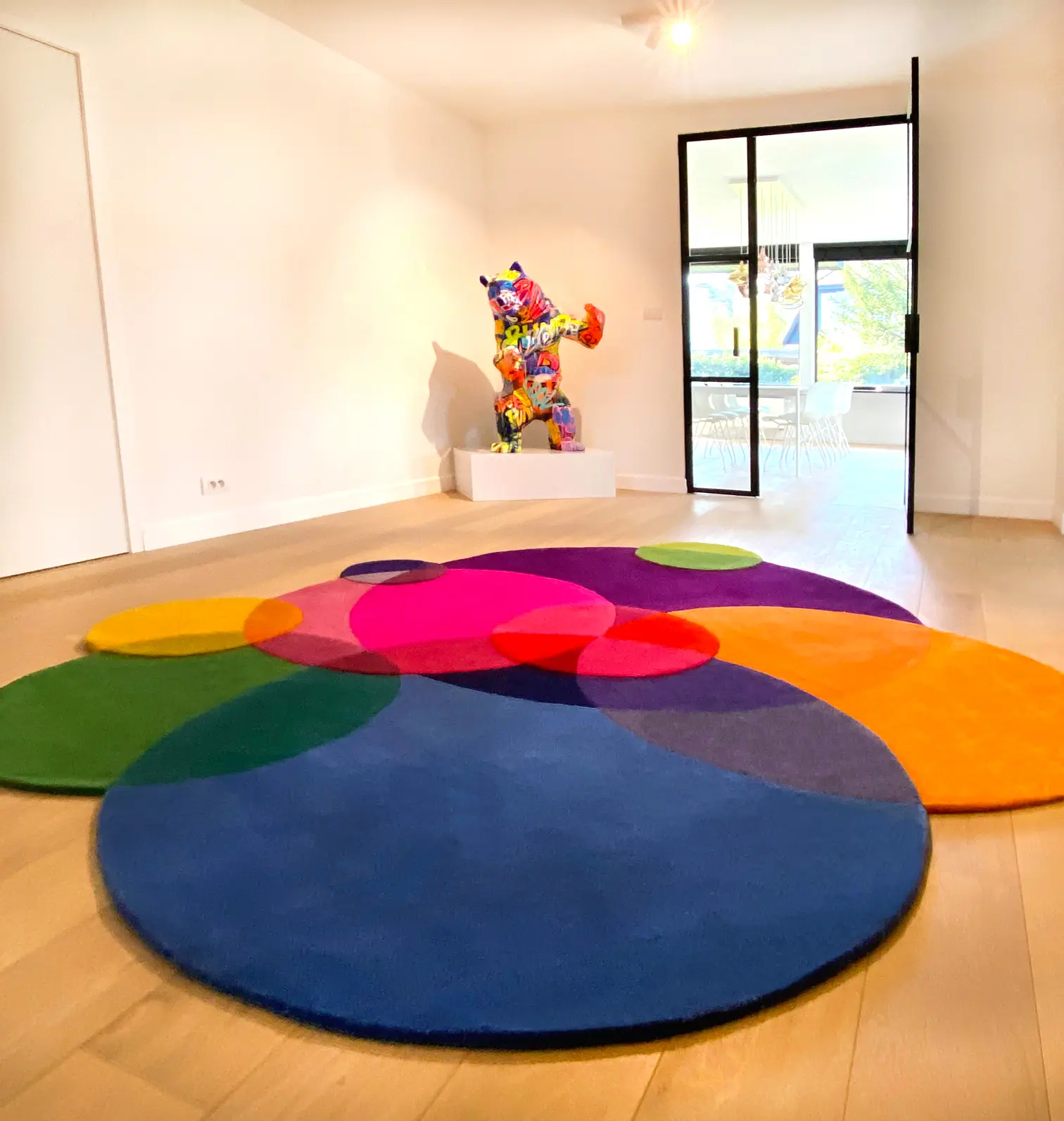 Carpet protection for designer rug