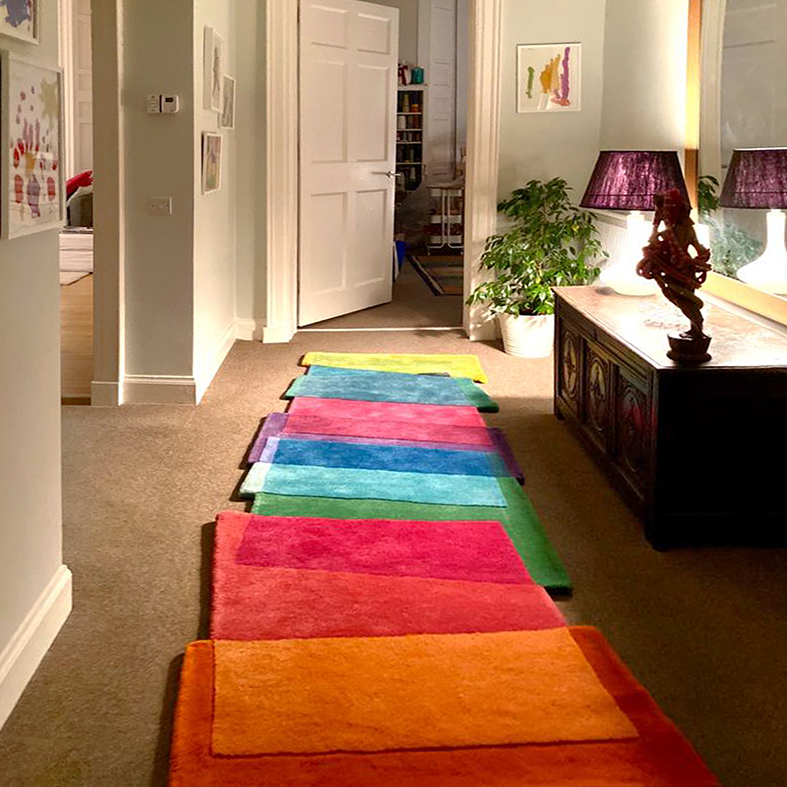 Unique Runner Rug for Hallway