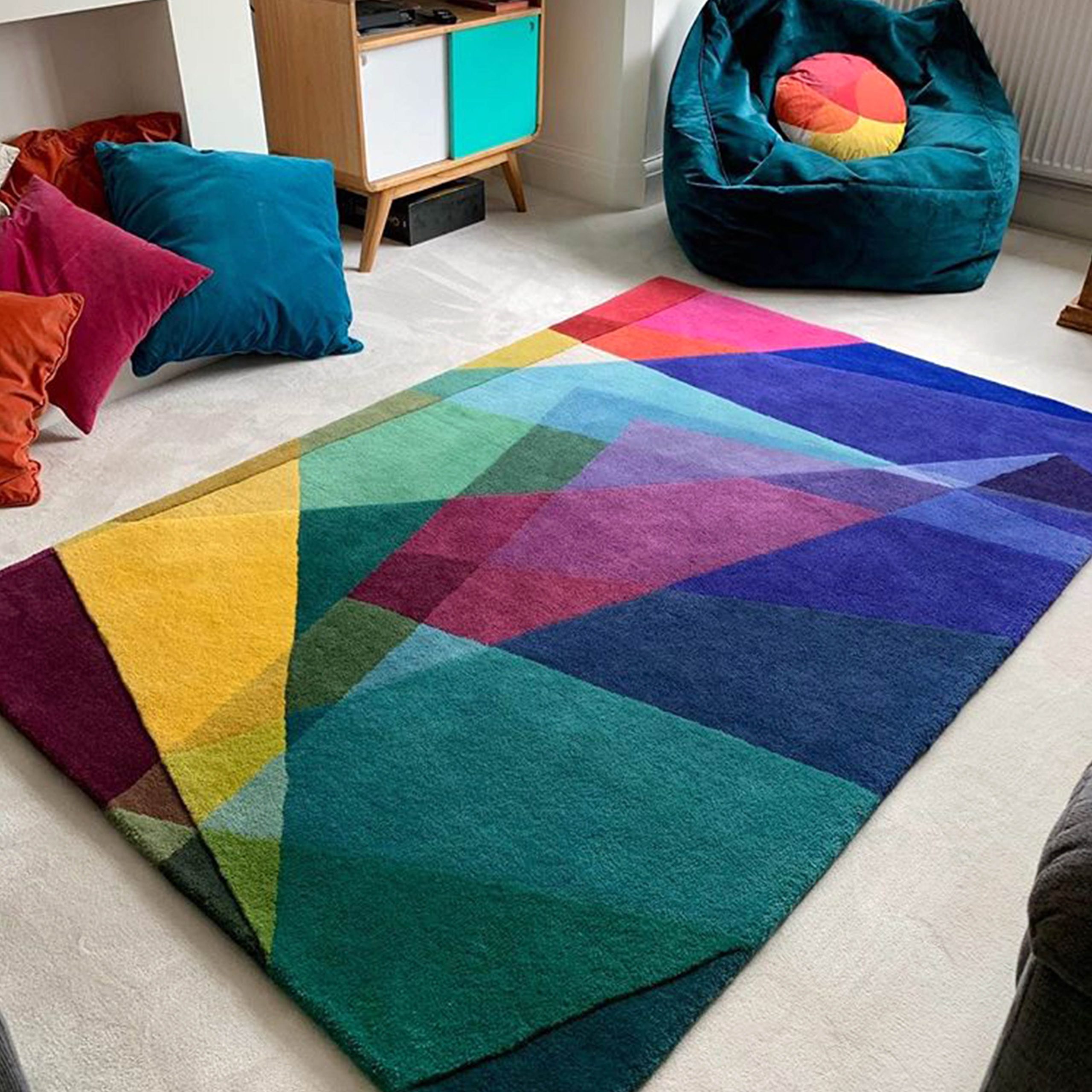 Colourful Geometric Rug