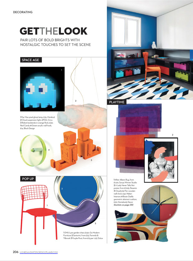 Product recommendations from Home & Interiors Scotland, featuring our After Albers Deep rug