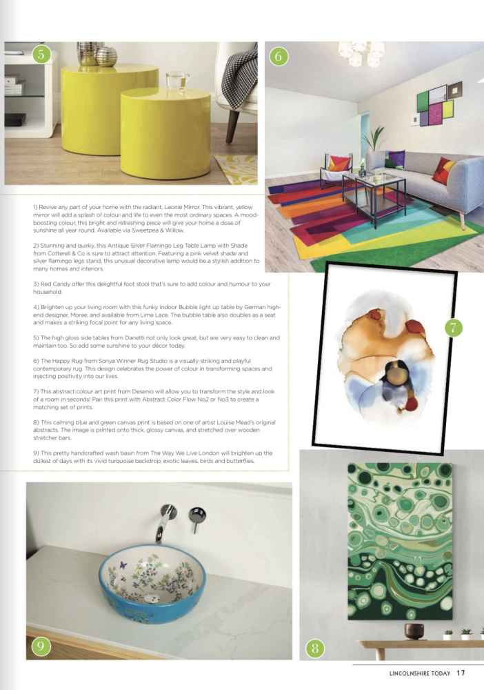 The Happy Rug featured in Lincolnshire Today's product recommendations