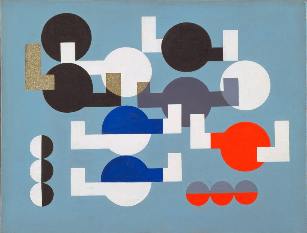 Sophie Taeuber Arp blue artwork