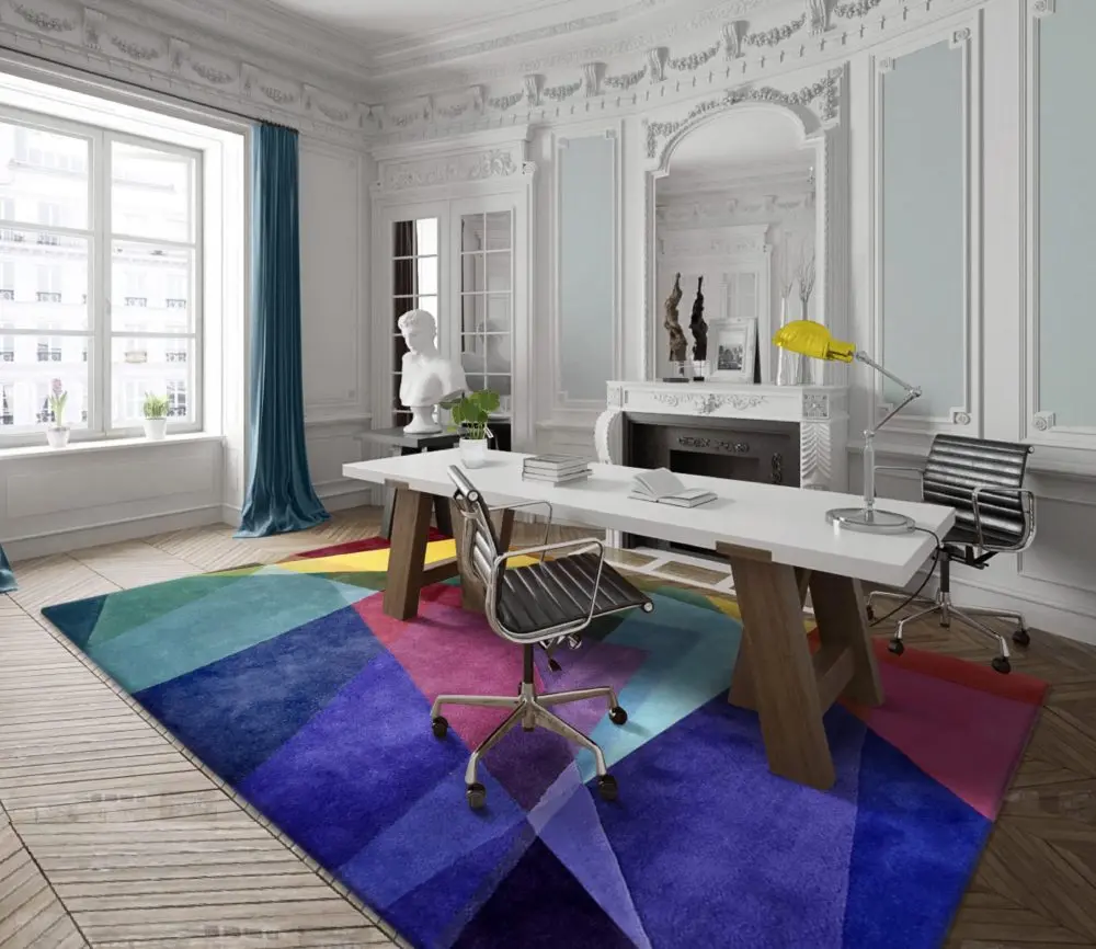 Kaleidoscope – Vibrant Contemporary Office Rug