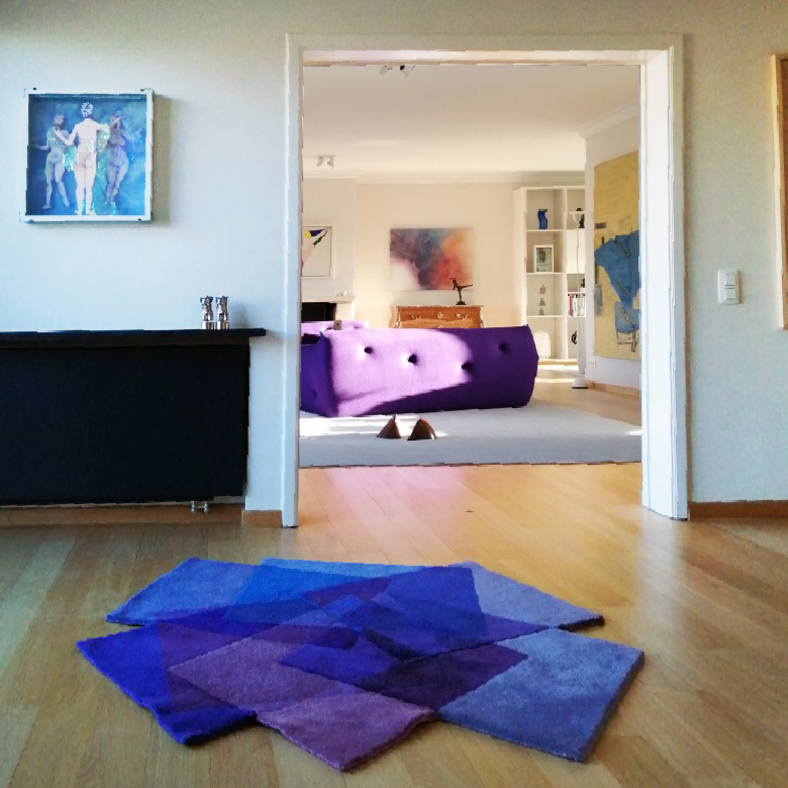 after matisse rug purple