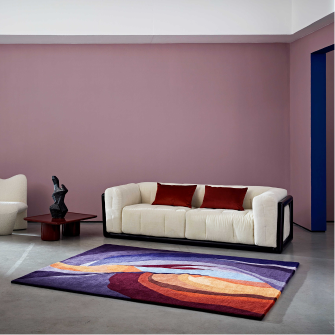 Choosing a wall paint colour - Sonya Winner Vibrant Contemporary Rugs