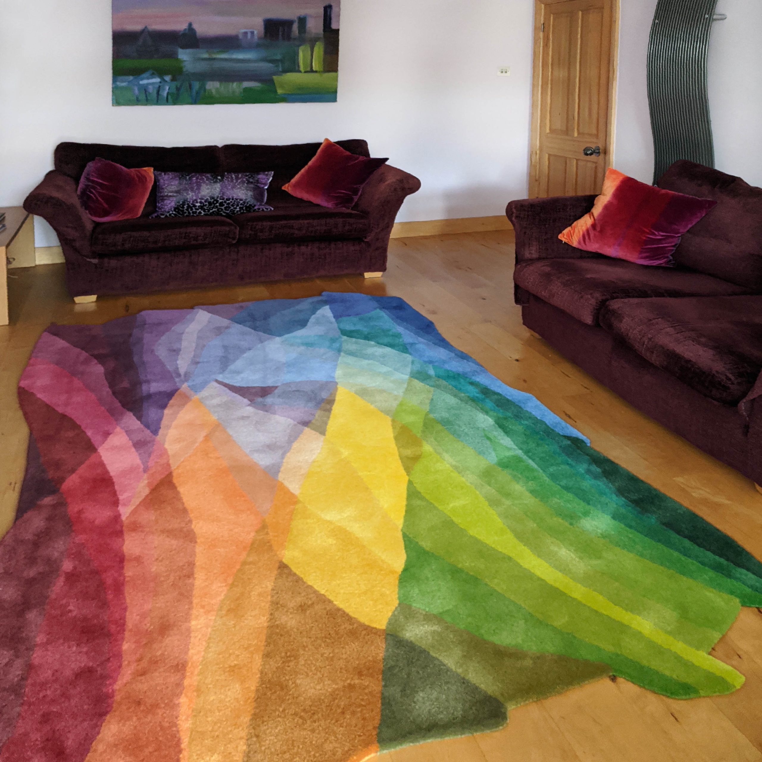 Colour Canyon rug