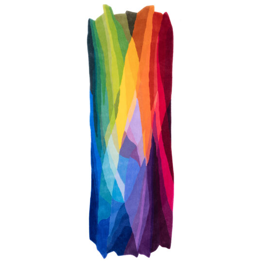 Colour Canyon Runner colourful art rug