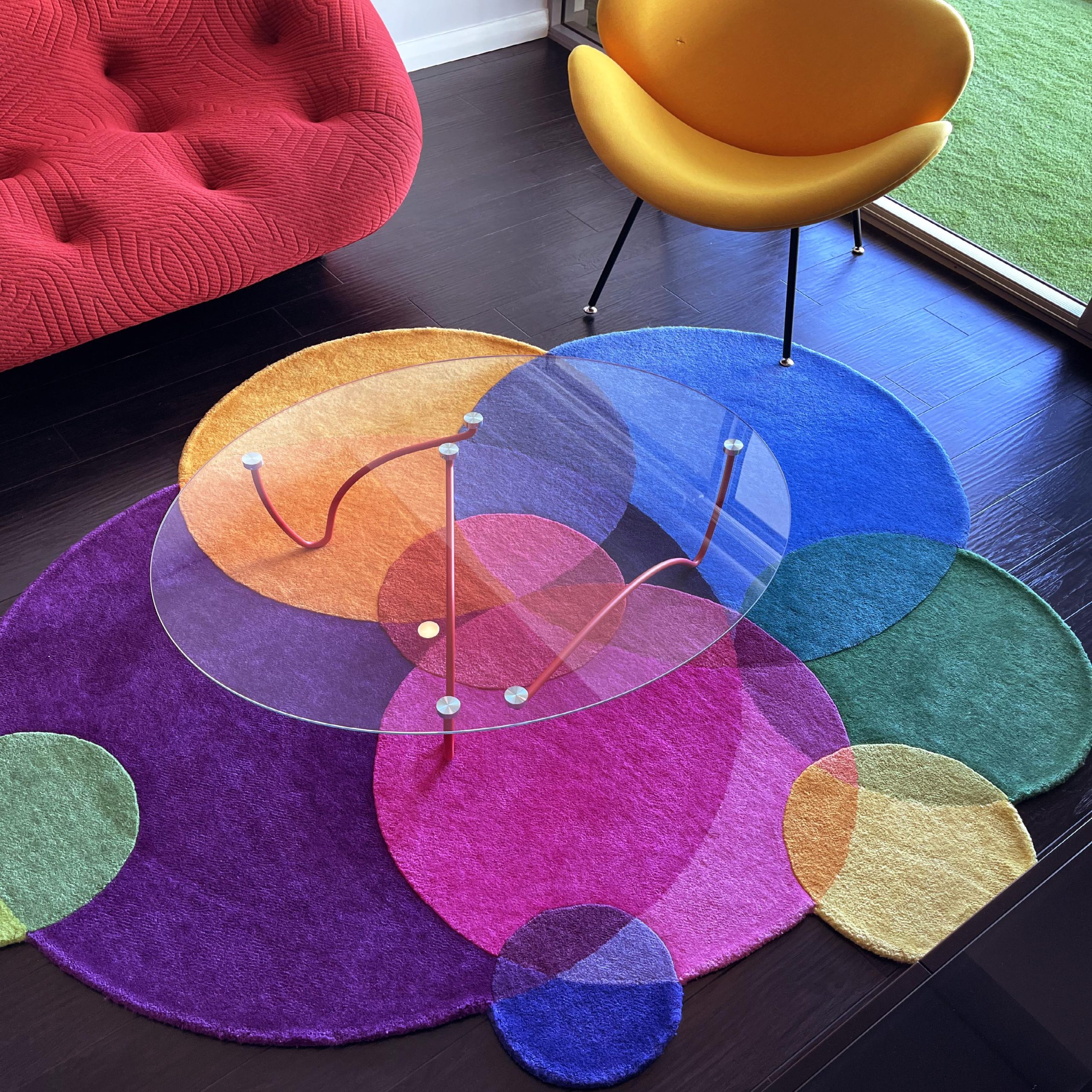 bubbles rug contemporary rug