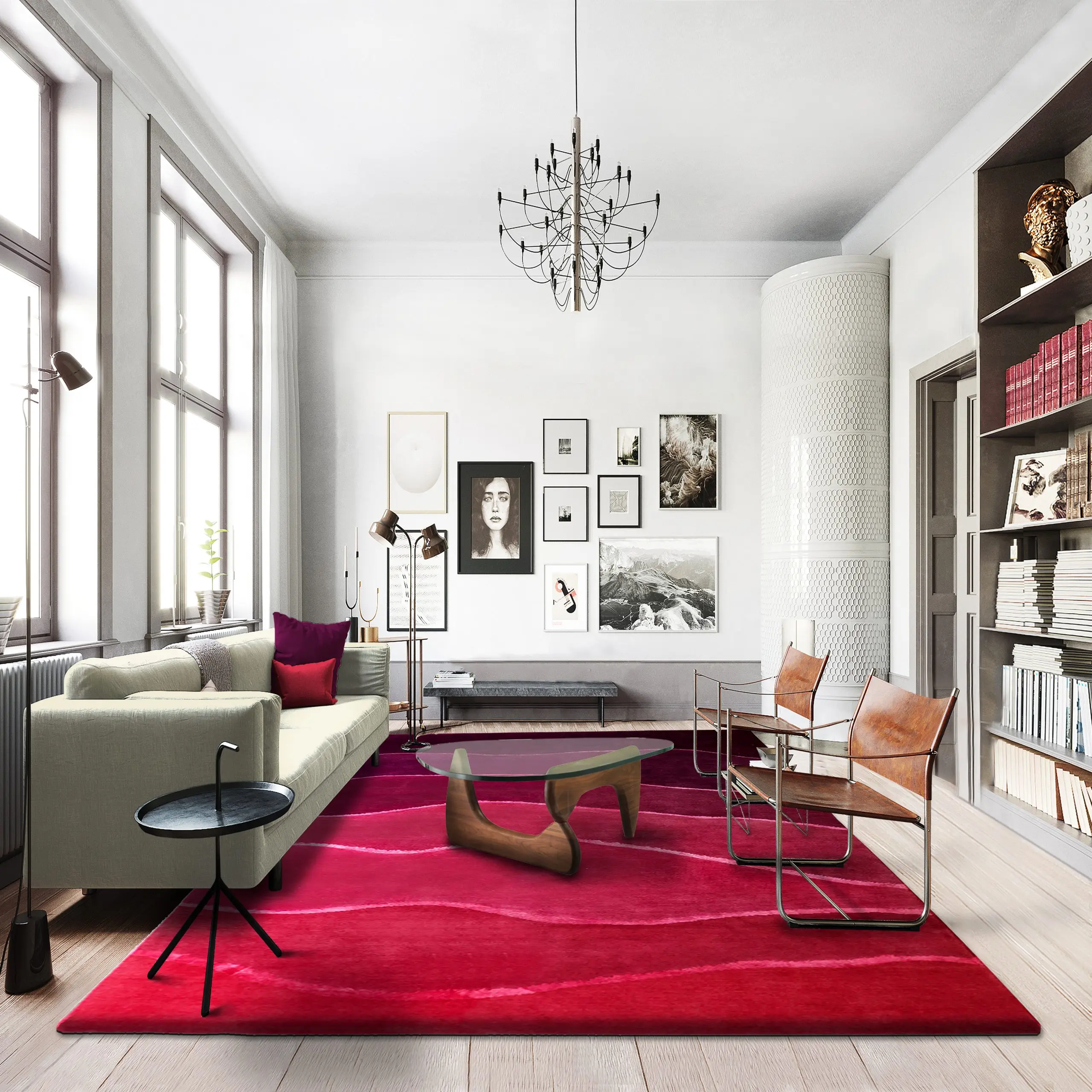 colour magenta interior design