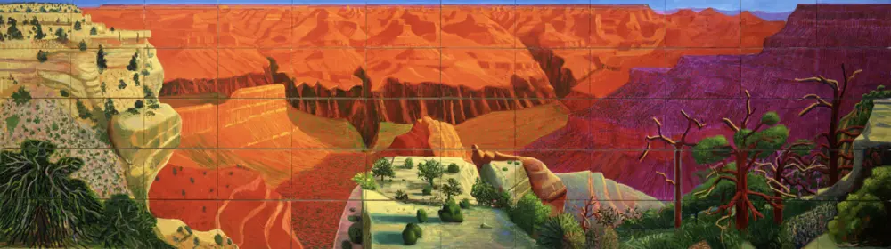 David Hockney Grand Canyon
