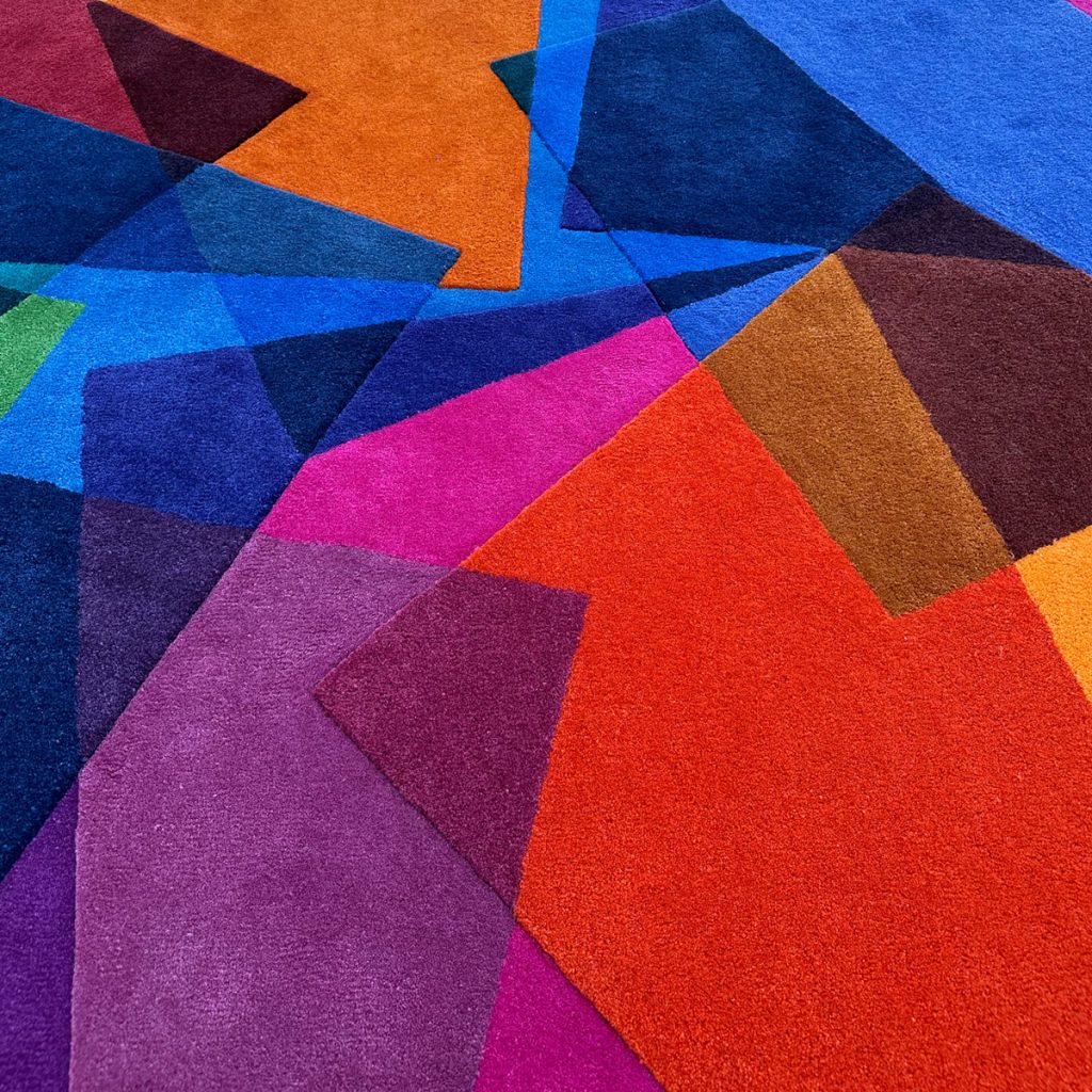 colourful designer rug