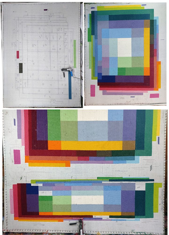 Chromatic Pixels colourful rug