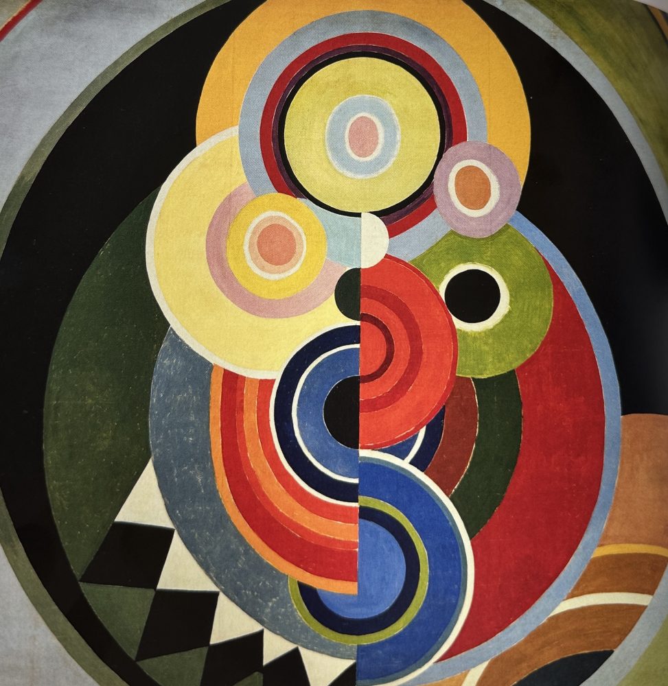 Sonia Delaunay Art Colourful Abstract Painting