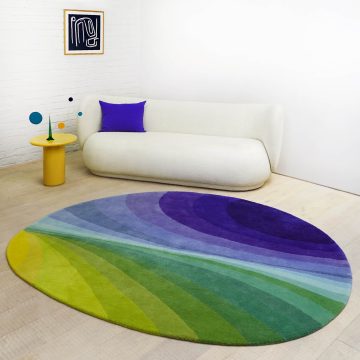 Circle-ish Fresh Designer Rug Sample Sale