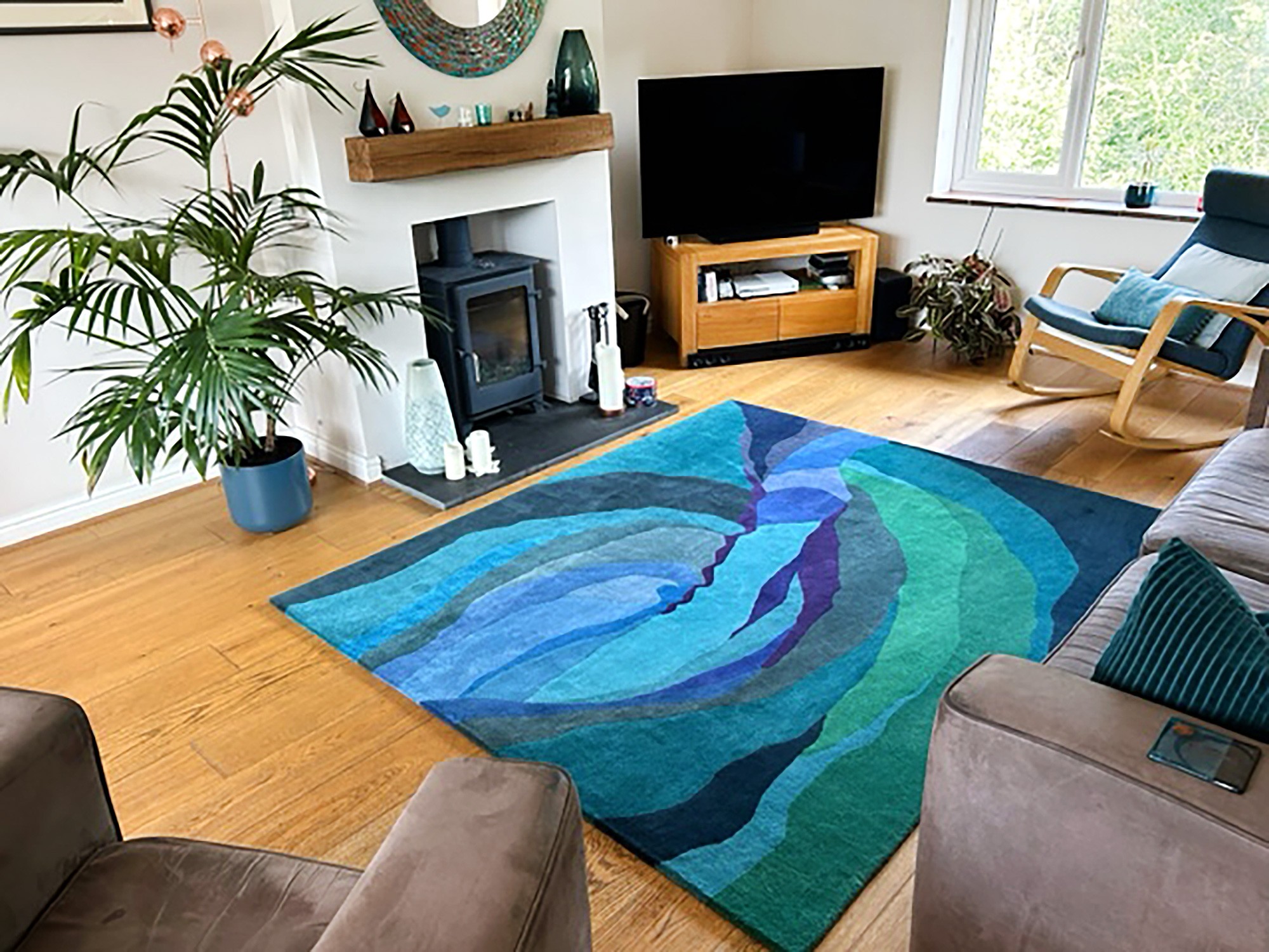 Antelope Canyon Pool Area Rug