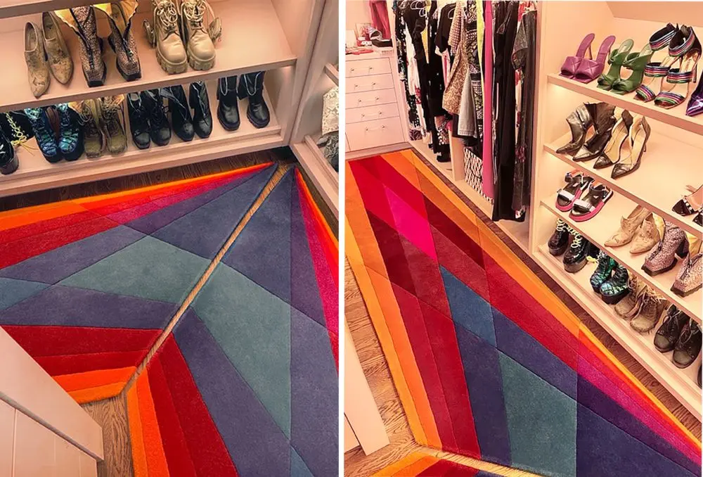 Colourful Rainbow Bespoke Runner