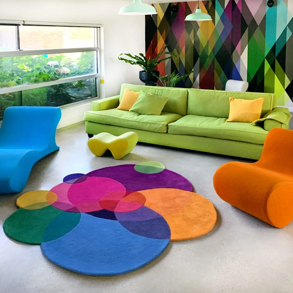 Kids Room Rug - Bubbles