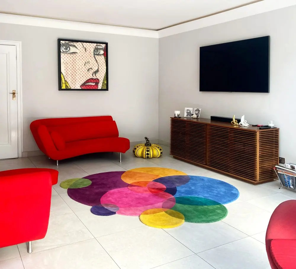 Luxury Contemporary Bubbles Rug