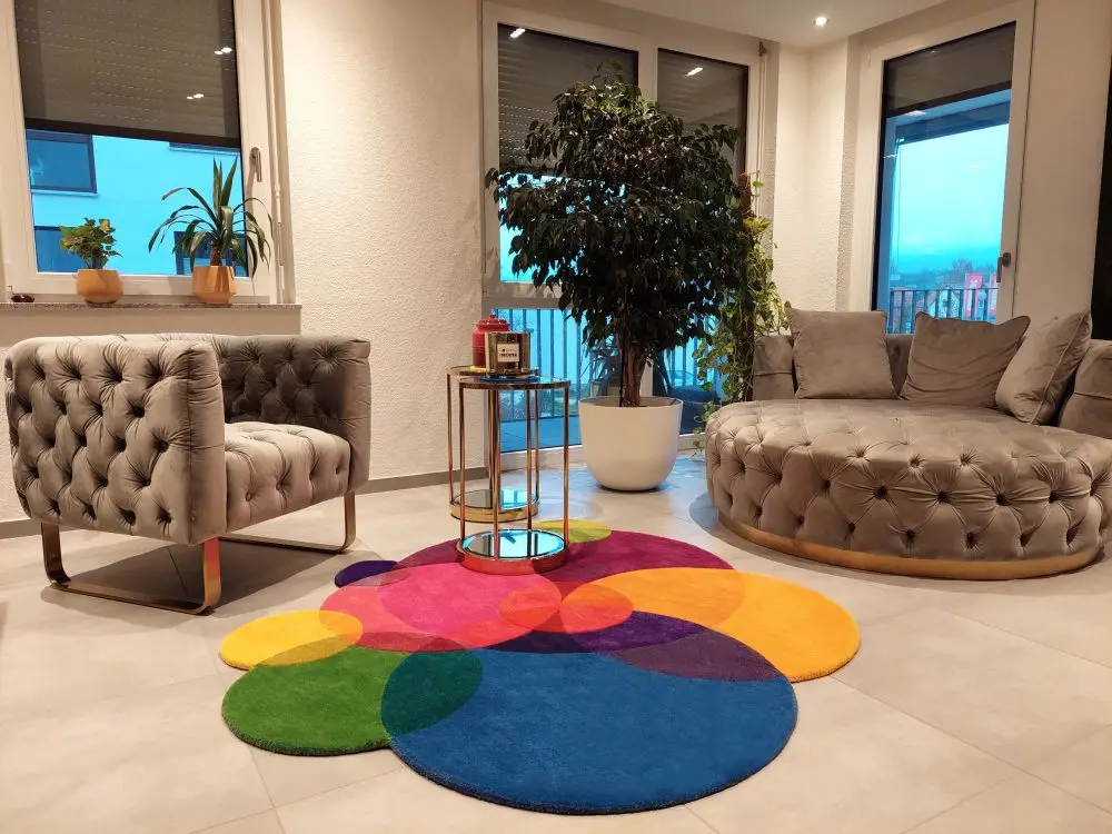 Luxury Modern Bubbles Rug