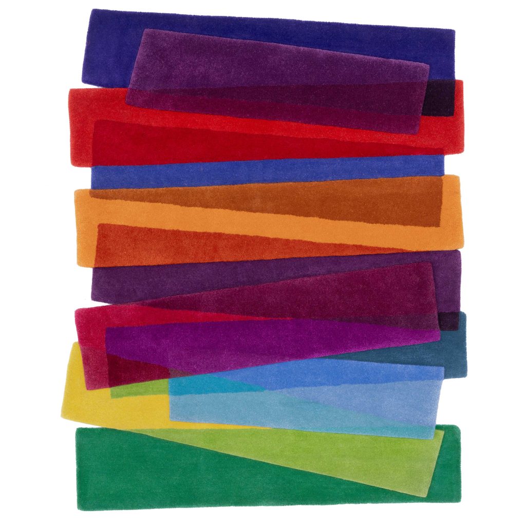 Colourful Area Rug Happy Discounted Sale