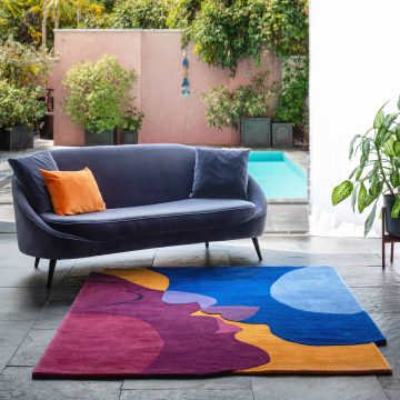 Discounted Orange Warm Kiss Rug